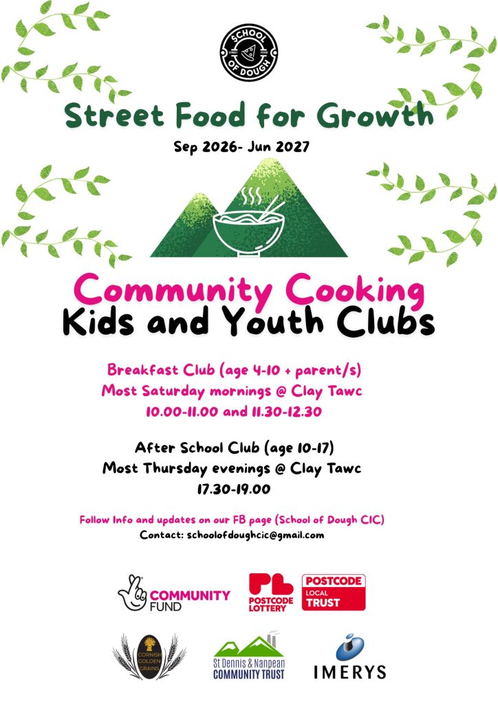 SCHOOL OF DOUGH - COMMUNITY COOKING @ ClayTAWC The Old School